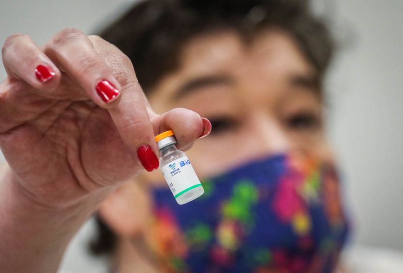 Comienzo de vacunación a docentes en Aconcagua Arena, vacunas, vacunacion, docentes, covid 19, coronavirus,