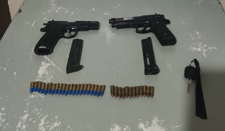 Armas incautadas ( Foto gentileza GN.)