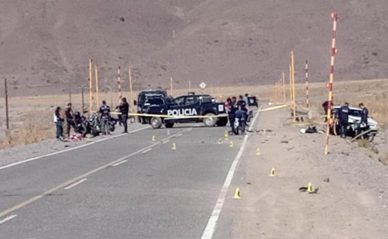 Ruta 222, lugar donde se desencadenó el accidente fatal (Foto gentileza Comisaría 24).