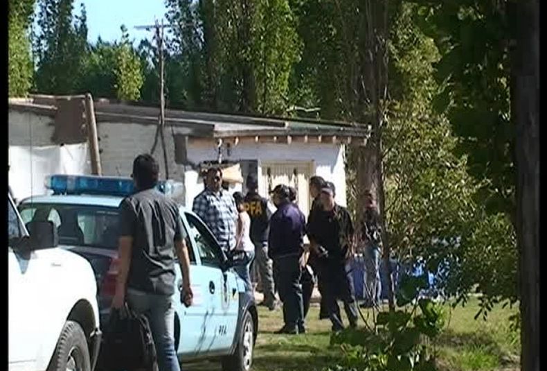 Allanamiento en finca de San Rafael