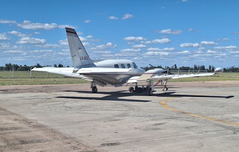 Por el momento, la lucha antigranizo sigue funcionando con los aviones del Gobierno de Mendoza
