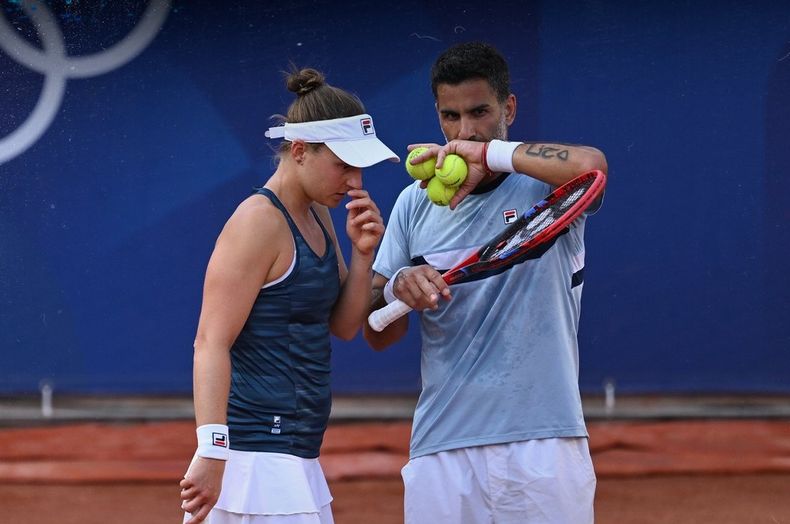 El dobles mixto no pudo con la dupla estadounidense Gauff/Fritz