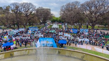La marcha en Mendoza formó parte de una jornada de protesta de alcance nacional La marcha en Mendoza formó parte de una jornada de protesta de alcance nacional
