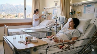 Mendoza recibió nuevas dosis de medicamentos clave para trasplantados. Imagen creada con IA