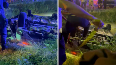 Madrugada peligrosa en General Alvear: cayó a un canal y dio positivo en alcohol.