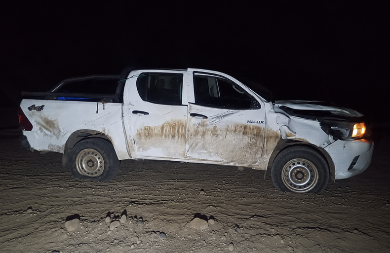 Otro vuelco en Ruta Nacional 40 de Malargüe.