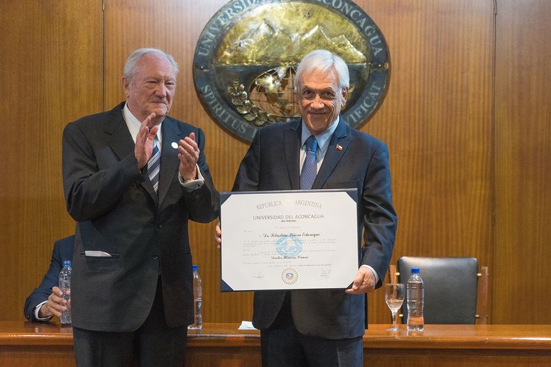 Sebastián Piñera en Mendoza: 