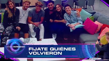 Ex participantes regresan a Gran Hermano para apoyar a los finalistas.