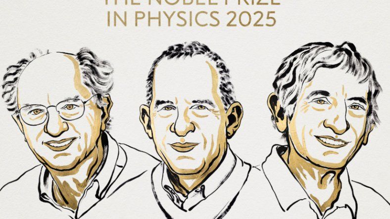 Premio Nobel de Física 2025: reconocen a Clarke, Devoret y Martinis por avances en mecánica cuántica.