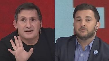 Se picó entre Paulo Kablan y Diego Brancatelli al aire.