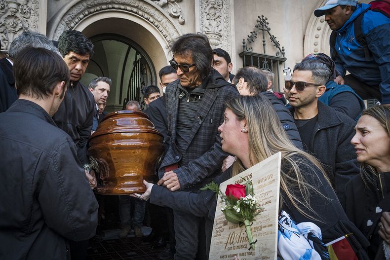 velorio despedida Horacio Eduardo Cantero, cantante de los enanitos verdes