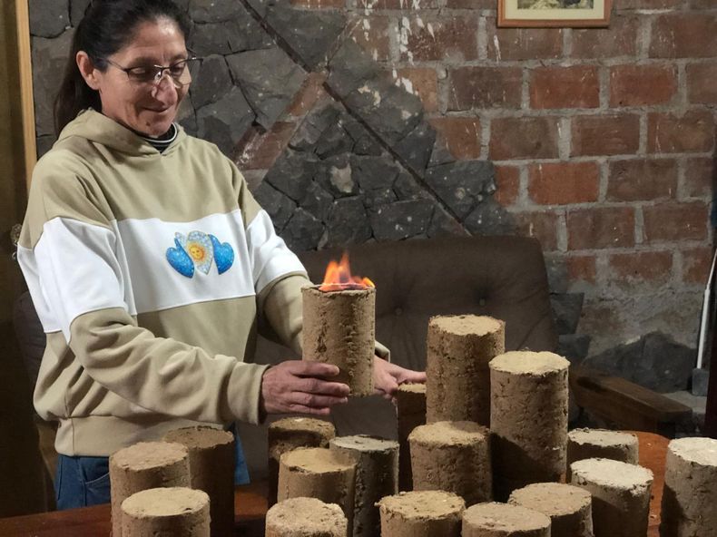 Ingenio para evitar la crudeza del frío malargüino.
