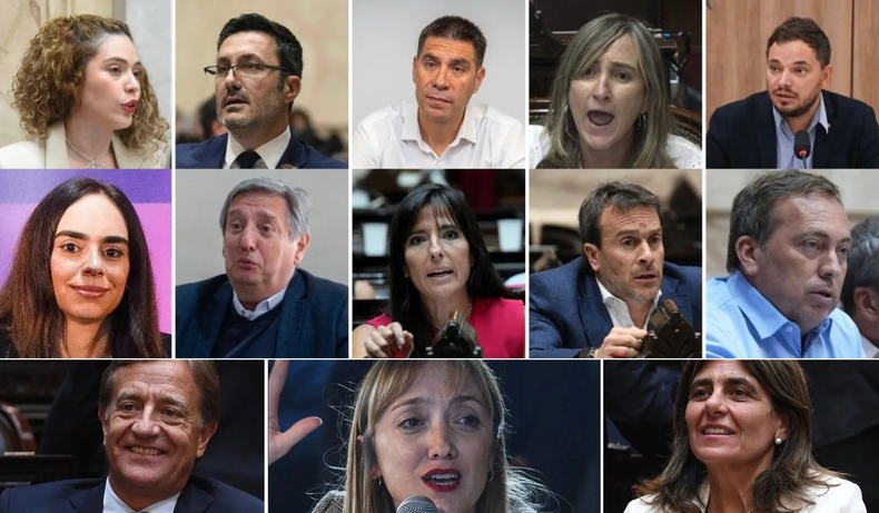 Cómo se movieron los trece mendocinos que ocupan bancas en el Parlamento.