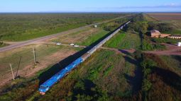 En septiembre los trenes transportaron un 31% más de carga que en 2018