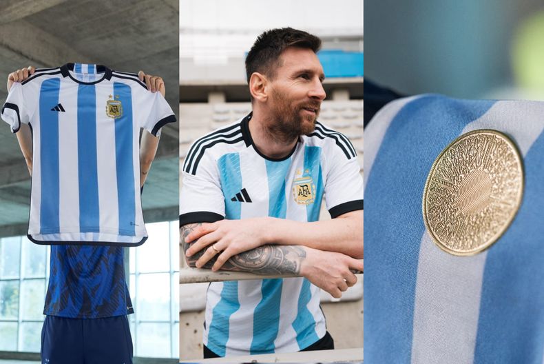Con Messi a la cabeza, la Selección presentó nueva camiseta.&nbsp;
