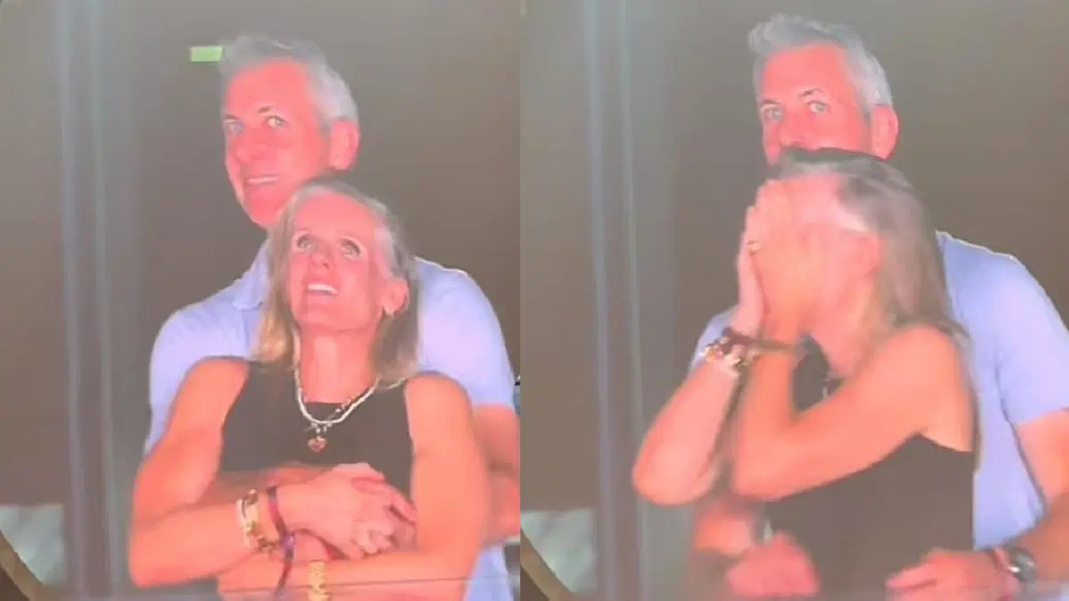 La pareja infiel que Coldplay expuso con su cámara del beso y se volvió viral en pleno concierto