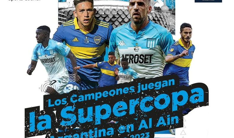 Boca Juniors y Racing Club disputarán la Supercopa Argentina en Abu Dhabi