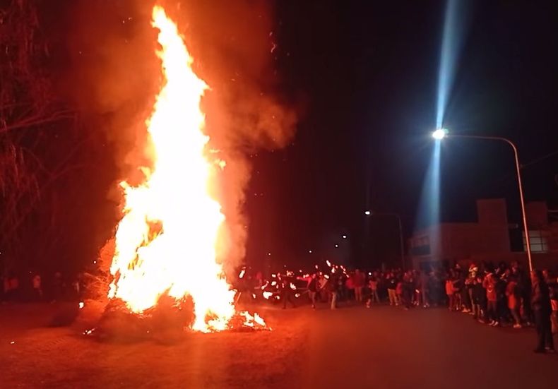 El Andino Club Tunuyán celebró su aniversario con la tradicional fogata
