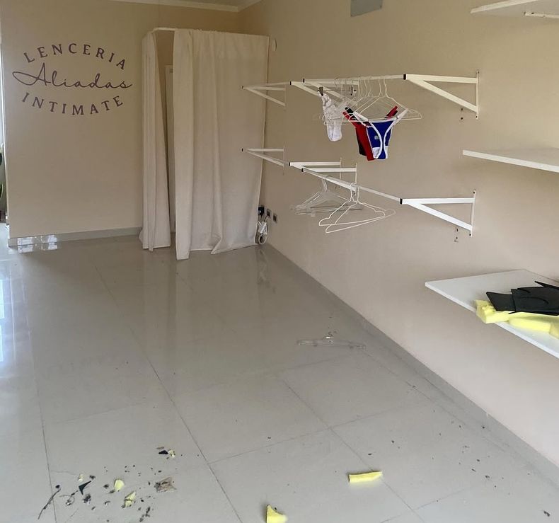 El robo causó un golpe durísimo a la propietaria del emprendimiento. 