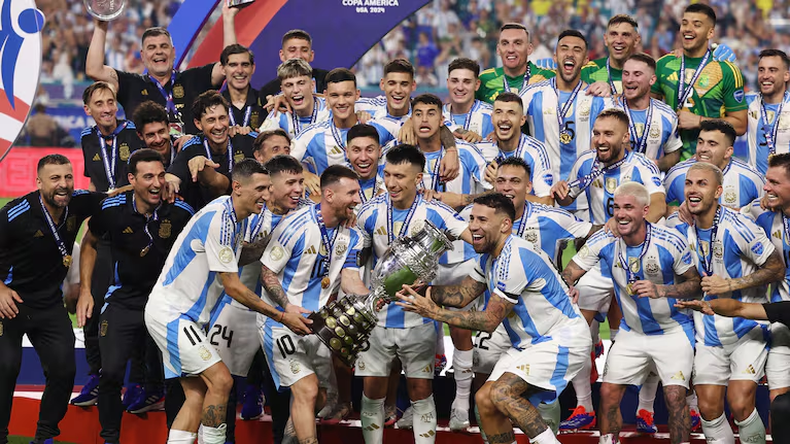 El presidente Javier Milei sostuvo que le gustaría recibir a la Selección campeona de la Copa América. 