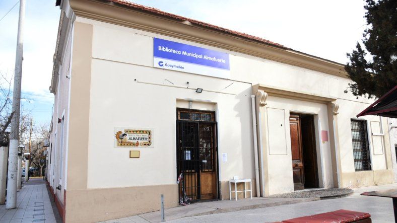 Biblioteca Almafuerte en Guaymallén. Biblioteca Almafuerte en Guaymallén.