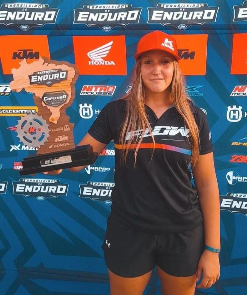 Valentina Forti, de 16 años y también excampeona argentina.