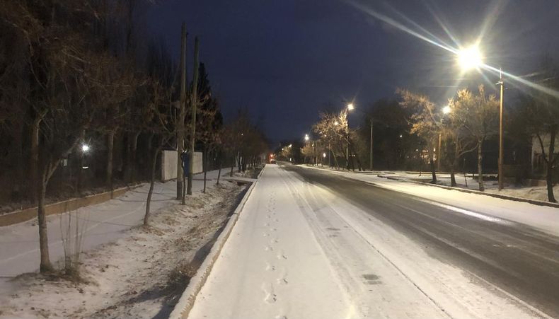 Malargüe fue uno de los departamentos más afectados por las nevadas.