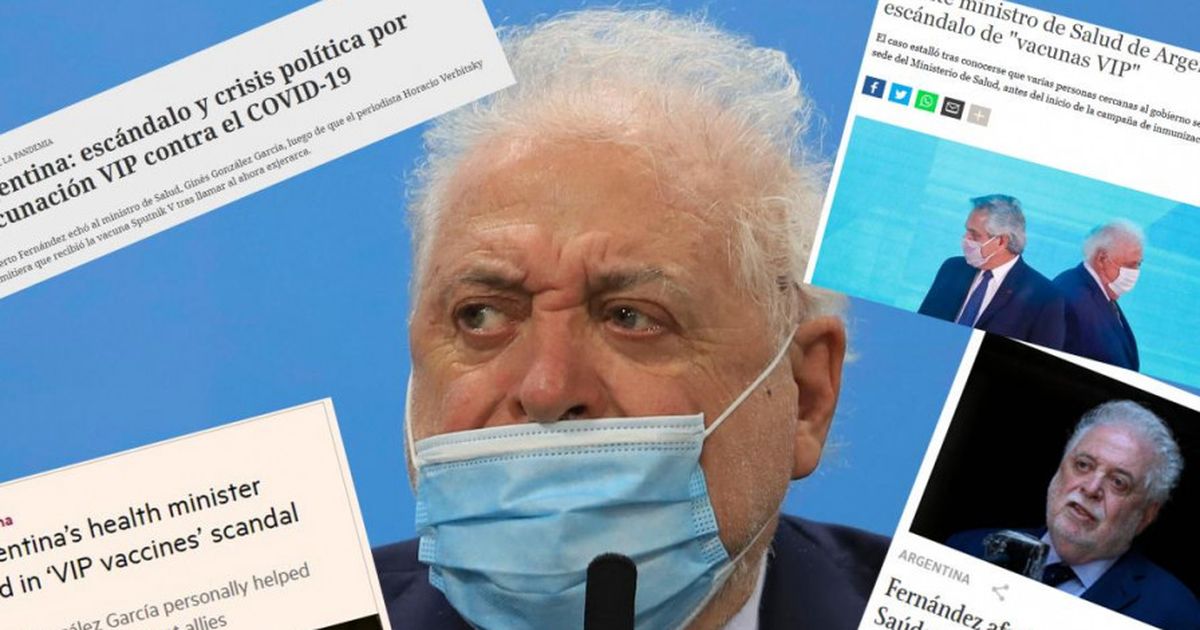 El escándalo del vacunatorio VIP llegó a los medios del mundo