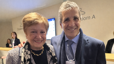 El funcionario nacional se reencontró con la número 1 del Fondo.