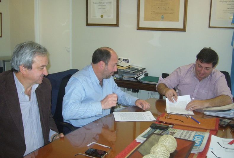 Omar Parisi y Gustavo Pinto