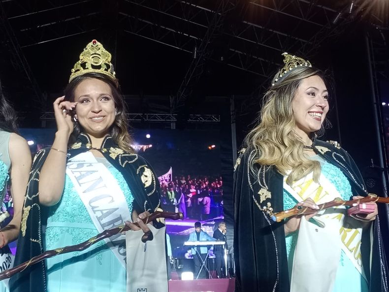 Vendimia 2026: San Carlos coronó a la primera reina departamental del año.