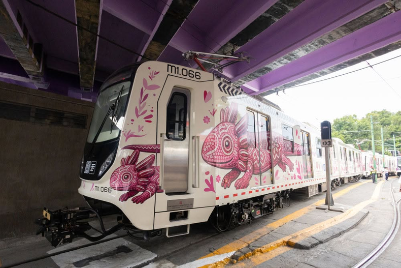 Los trenes ligeros de China que comenzaran a correr en México para el Mundial 