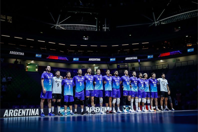 La selección masculina de voleibol de Argentina se enfrentará a Italia.