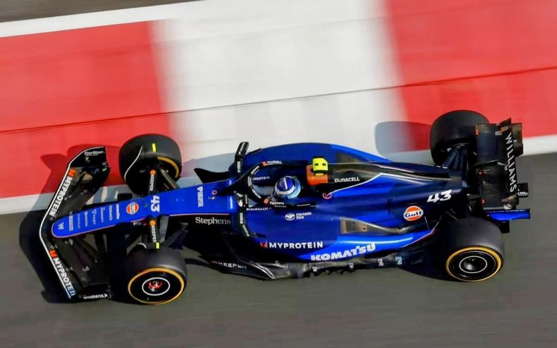 Franco Colapinto eliminado de la Clasificación del Gran Premio de Abu Dhabi.