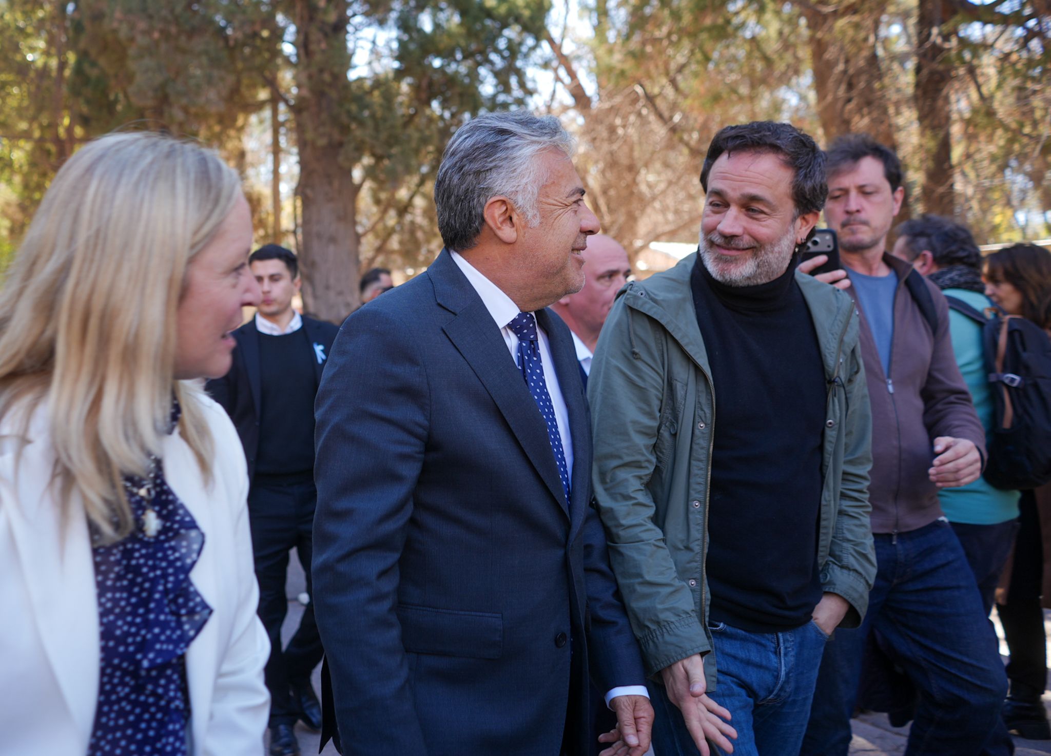 El reconocido actor pasó por la Provincia este miércoles.