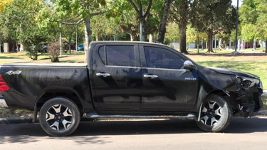Guaymallén: personal de Tránsito procedió al secuestro del vehículo, una camioneta Toyota Hilux. Guaymallén: personal de Tránsito procedió al secuestro del vehículo, una camioneta Toyota Hilux.