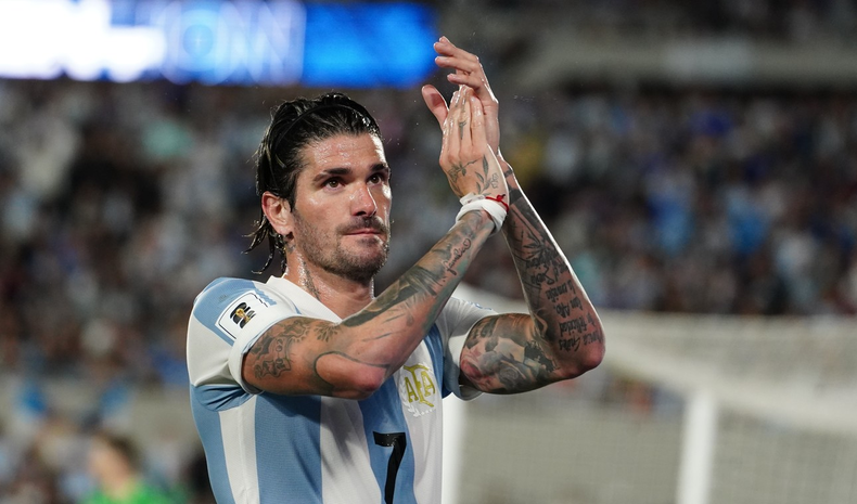Rodrigo De Paul es una de las figuras del seleccionado nacional.