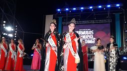 Rocío y Micaela, reina y virreina de la Vendimia 2024 de San Carlos.