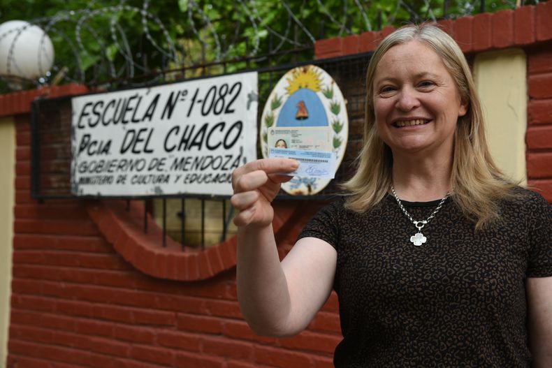 La vicegpbernadora Hebe Casado votó en San Rafael este domingo.&nbsp;