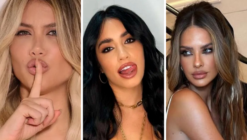 Wanda Nara, Lali Espósito y China Suárez.png