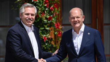 alberto fernandez recibe al canciller aleman olaf scholz