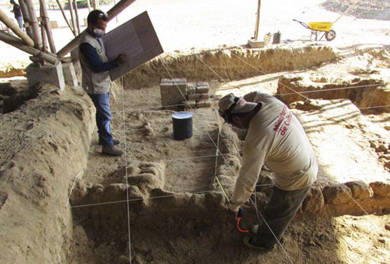 Arqueologia, peru, tucume, entierro