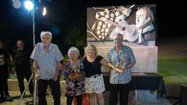 Homenaje a Hilario Cuadros en Guaymallén.
