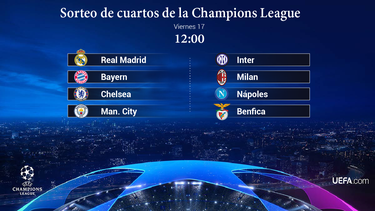 Se sorteo la siguiente fase de la Champions League.