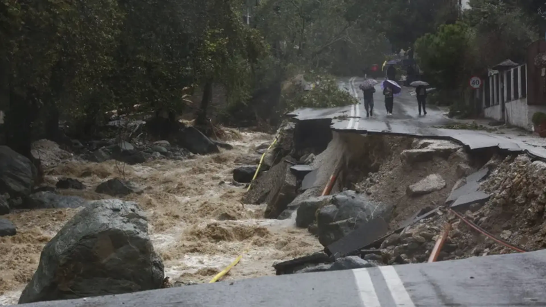 Las lluvias no dan tregua en Grecia.