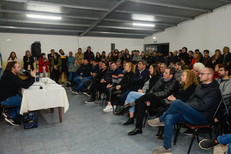 Lucas Ilardo habló en San Carlos.