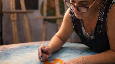 Entre círculos y texturas, Fabiana Prieto expande su arte en Mendoza Entre círculos y texturas, Fabiana Prieto expande su arte en Mendoza