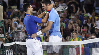 Juan Martín del Potro y el punto final.