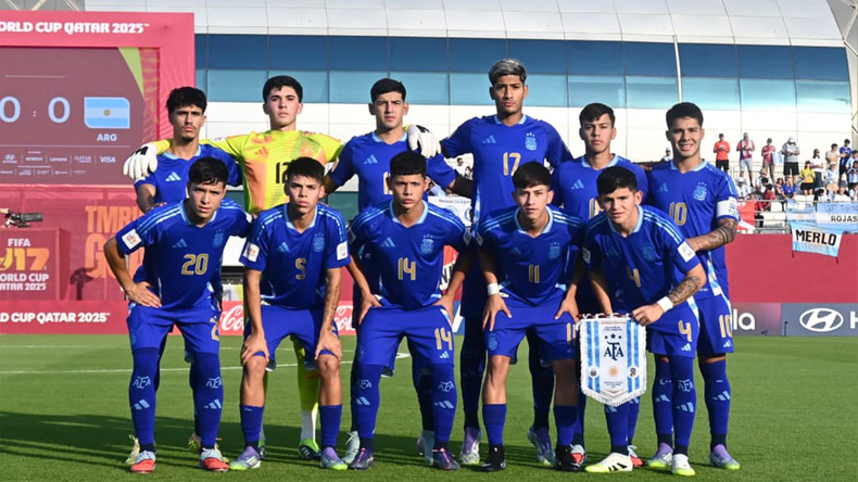 La Selección de fútbol de Argentina cerró con puntaje perfecto la fase de grupos del Mundial Sub 17.