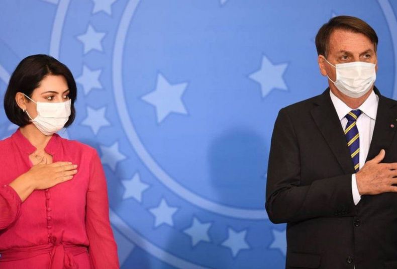 Michelle Bolsonaro, una de las posibles candidatas del expresidente